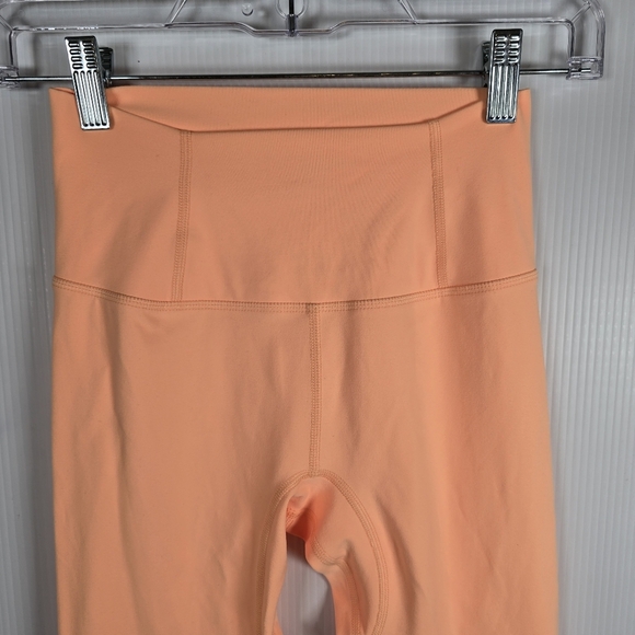 NWOT Free People Movement Never Better High Waist Leggings Bright Peach Size XS - Picture 3 of 13